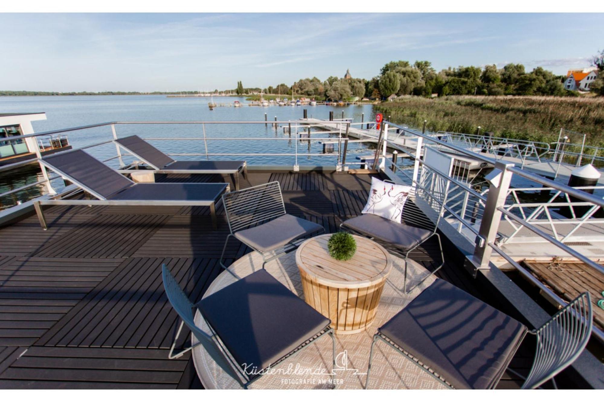 Ostsee Hausboot - Kranichnest Lp1 Ribnitz-Damgarten Exteriör bild